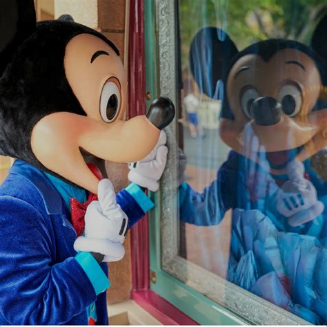 Journey into the mirror: Join Mickey Mouse in his magical reflection